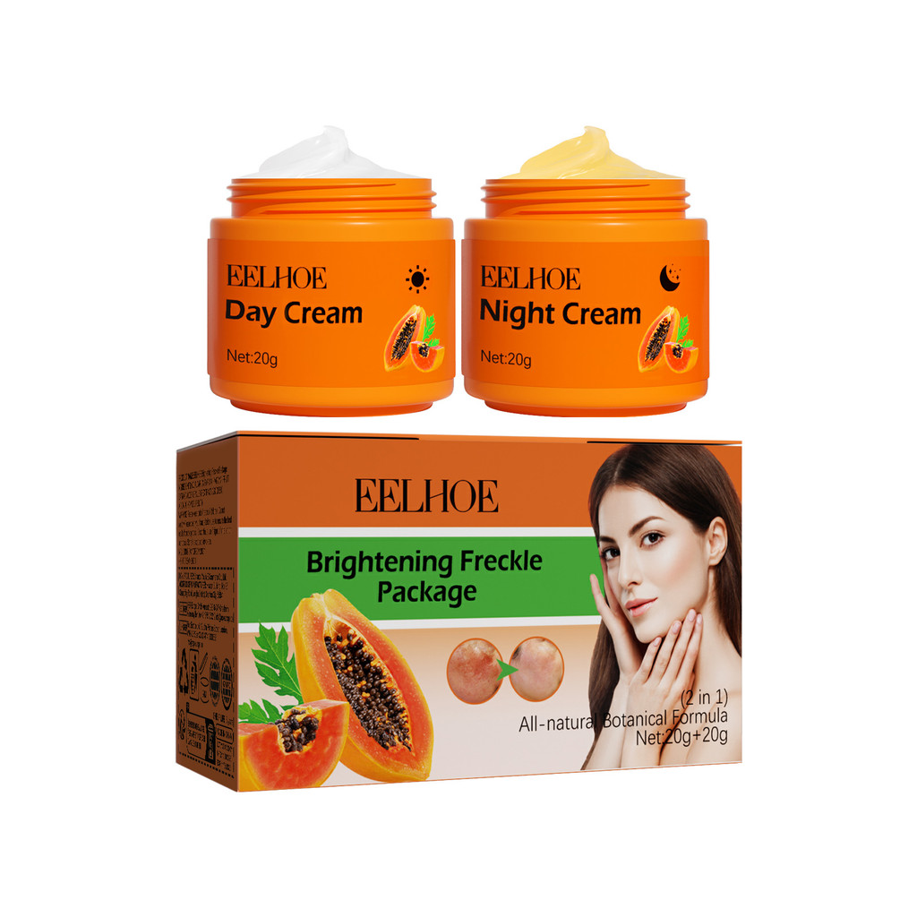 EELHOE Pepaya Whitening Freak Cream Mengurangi Bintik-bintik Gelap Wajah