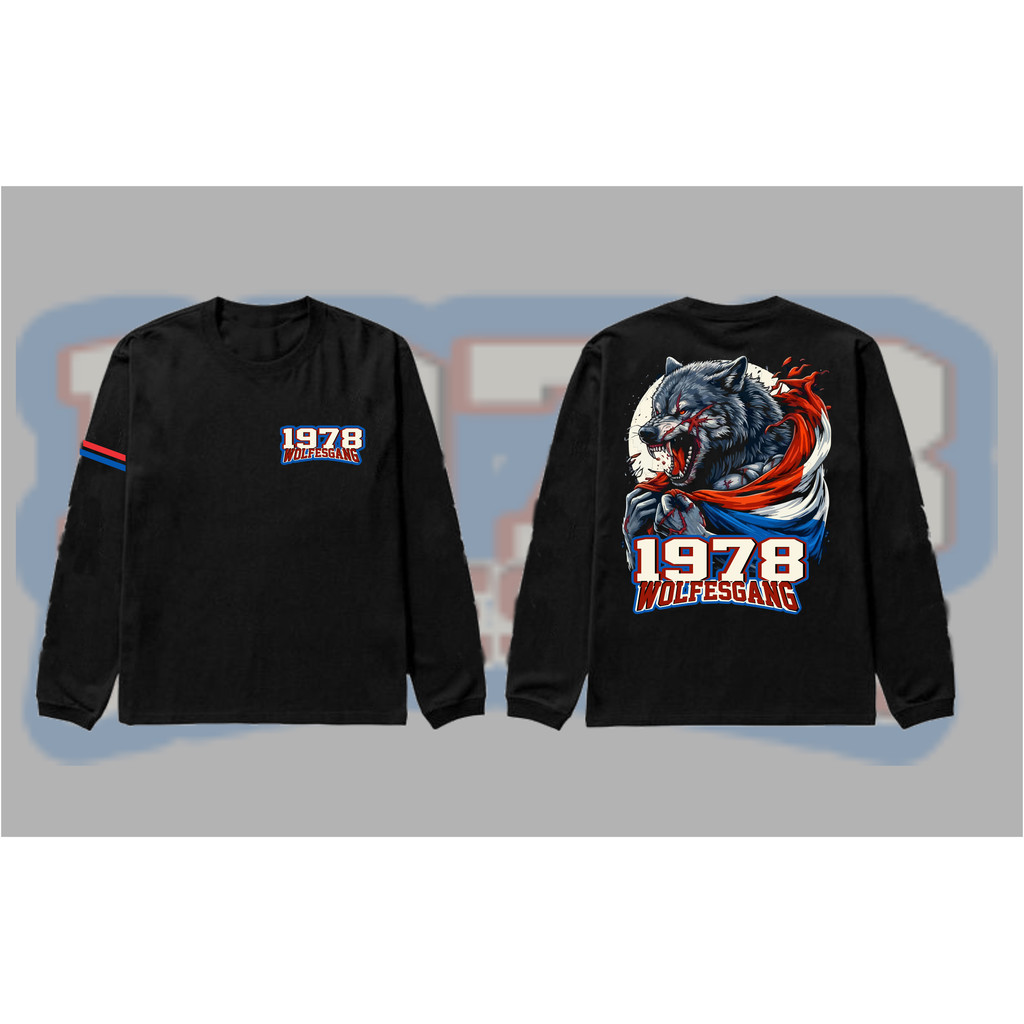 kaos WOLVESGANG m2r moonraker 24s free stiker LS tangan panjang 13