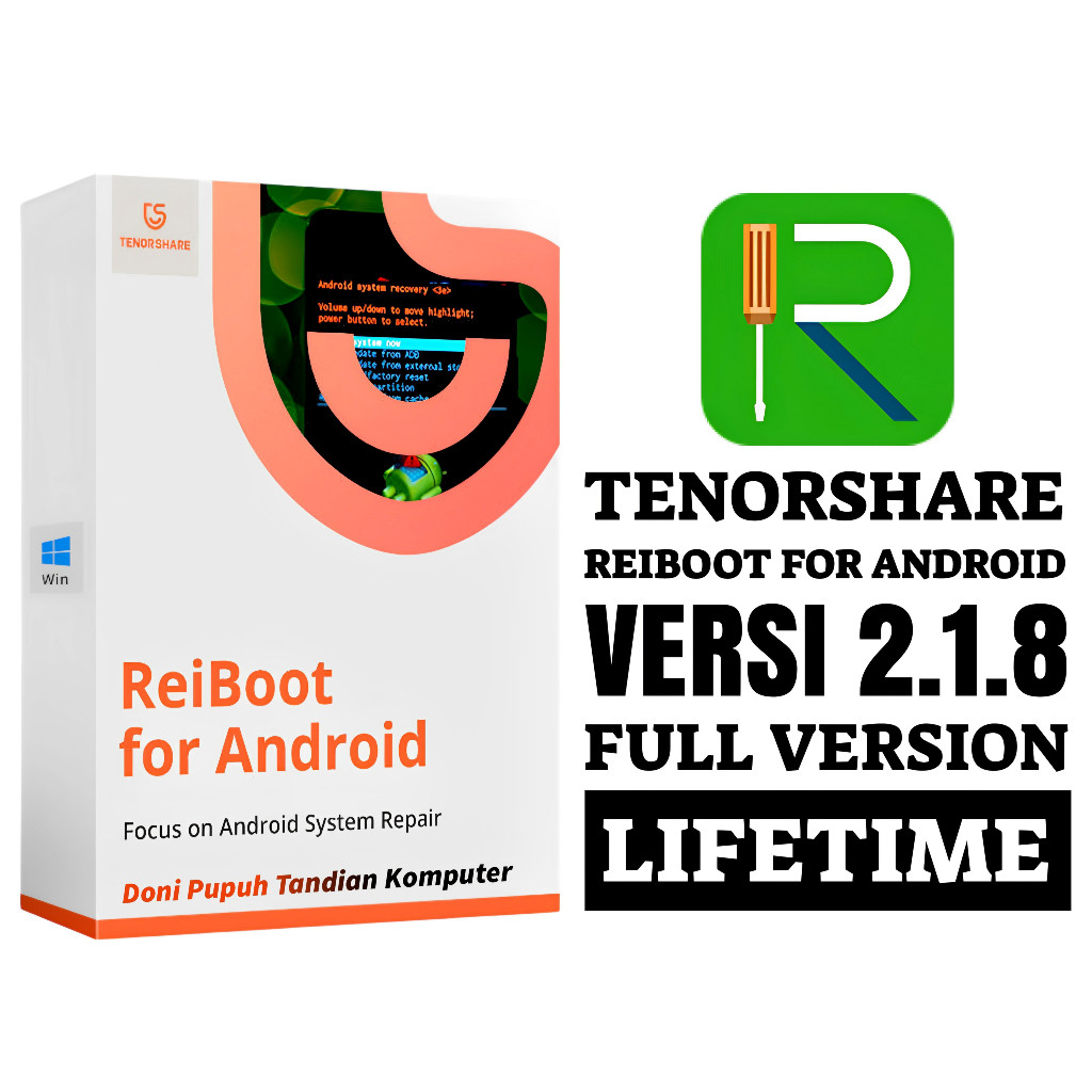 Tenorshare ReiBoot Pro For Android 2.1.8 Full Version Lifetime + Video Cara Install