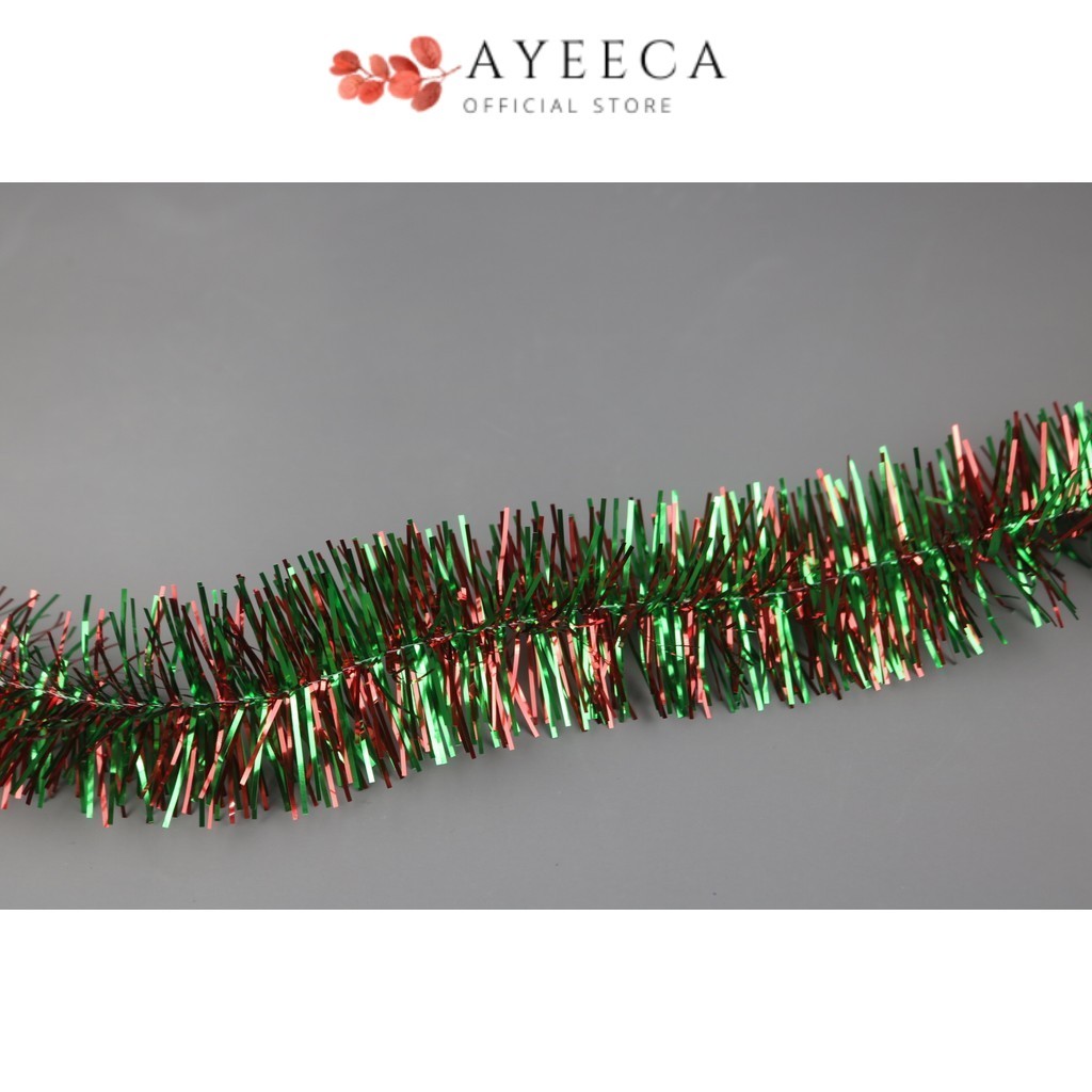 

AYEECA - SLINGER 2 Meter Diameter 5cm Single Colored / Mix / Motif Rumbai Garland Tensil Tinsel Metalik Hiasan