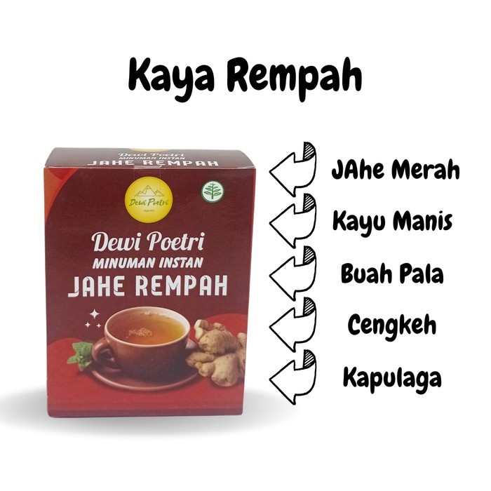 

Minuman Instan Jahe Merah Rempah Cap Dewi Poetri