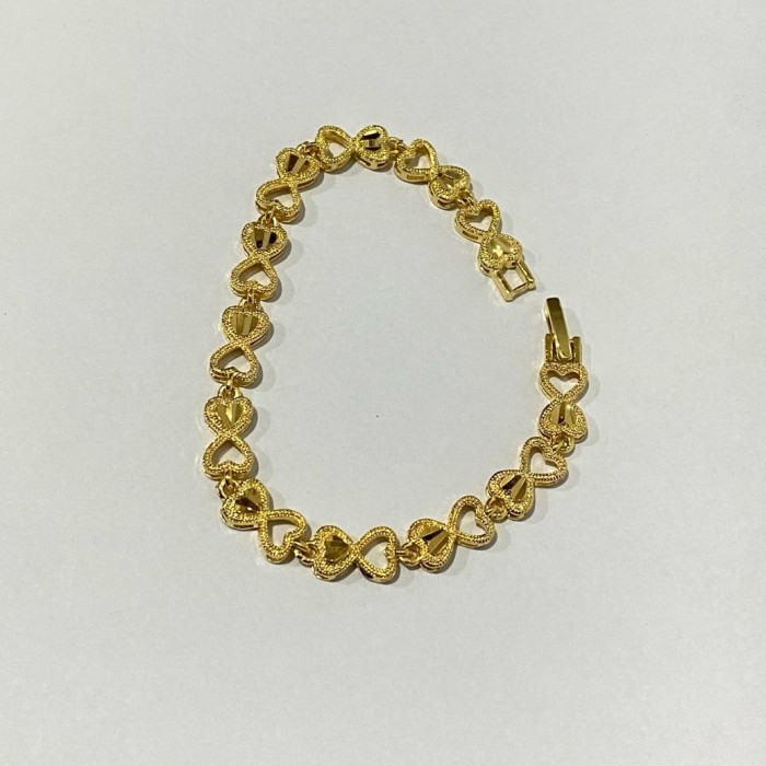 Gelang Rantai Wanita Emas Imitasi/Jewelry/Fashion/Aksesoris - B