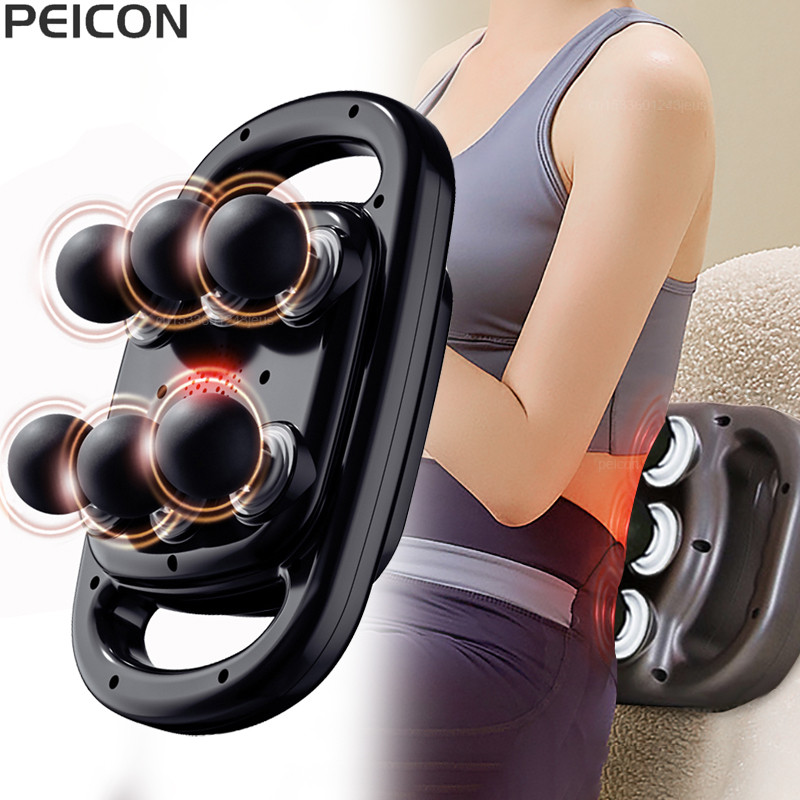Fascia Massage Gun Muscle Massager Gun Back Waist Massage High Frequency Body Shoulder Massager Prof