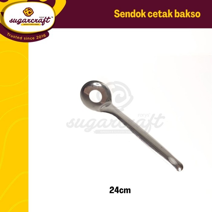 Sendok cetak adonan bakso bulat stainless