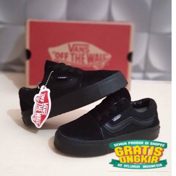 Sepatu anak sepatu sekolah hitam polos sepatu anak sekolah PAUD TK SD UMUR 1 2 3 4 5 6 7 8 9 0/ maru