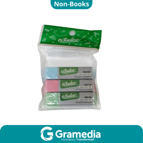 

[Gramedia Cijantung] ESTUDEE ERASER PASTEL COLOR SET 3 E6012C