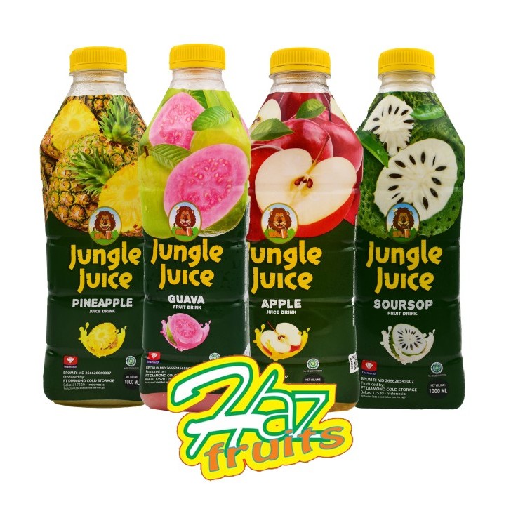 

JUNGLE JUICE Minuman Sari Buah 1 Liter/1000 ML Juice Drink