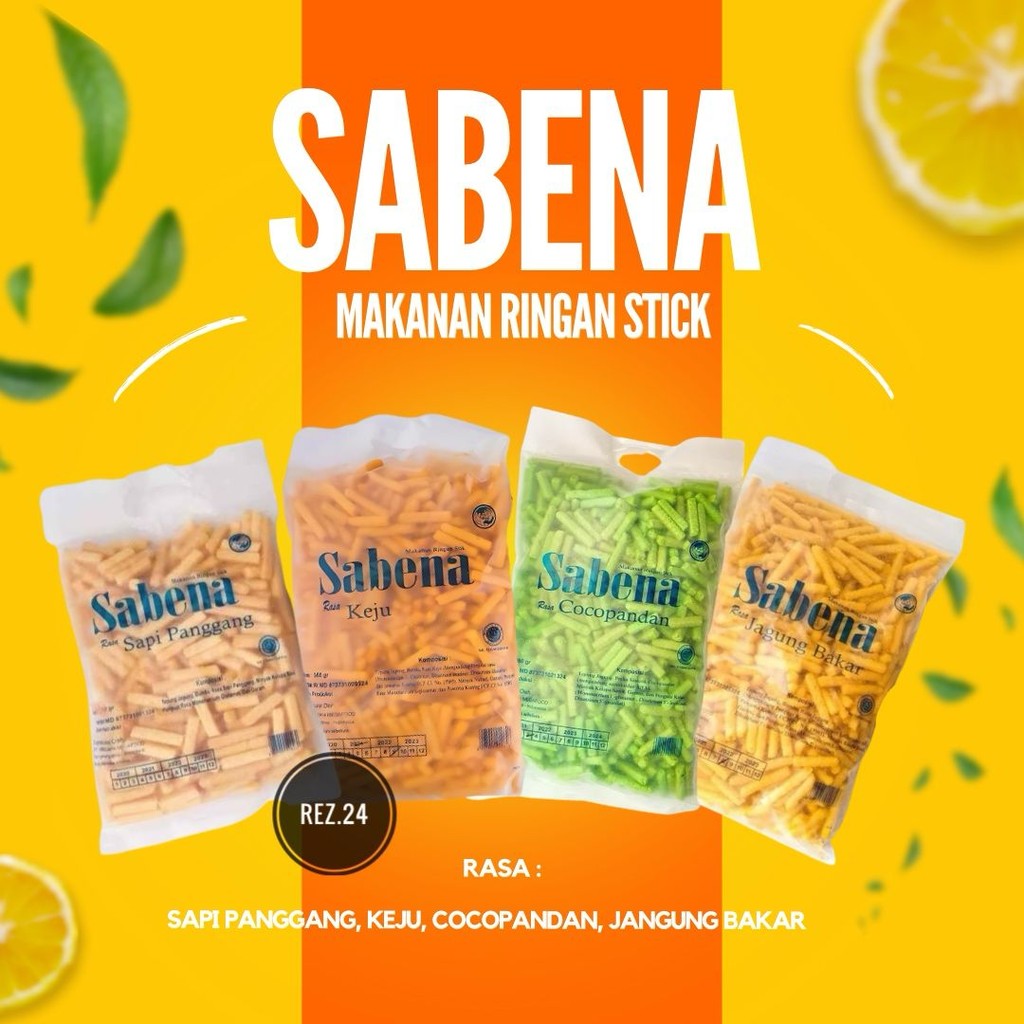 

Sabena Snack Stik Aneka Rasa Snack balado Sabena 340gram