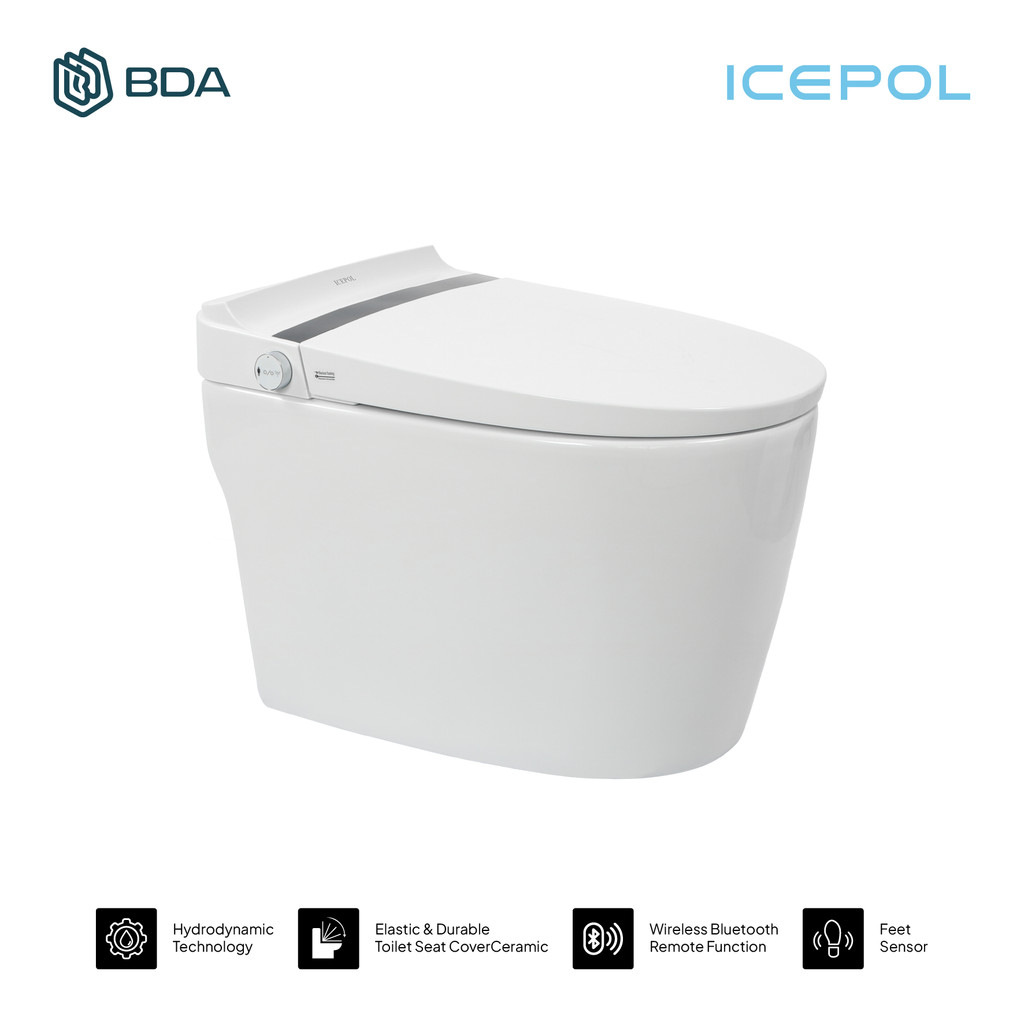 Icepol Closet Duduk Kloset Duduk Toilet Duduk Smart Closet IC SM 2302