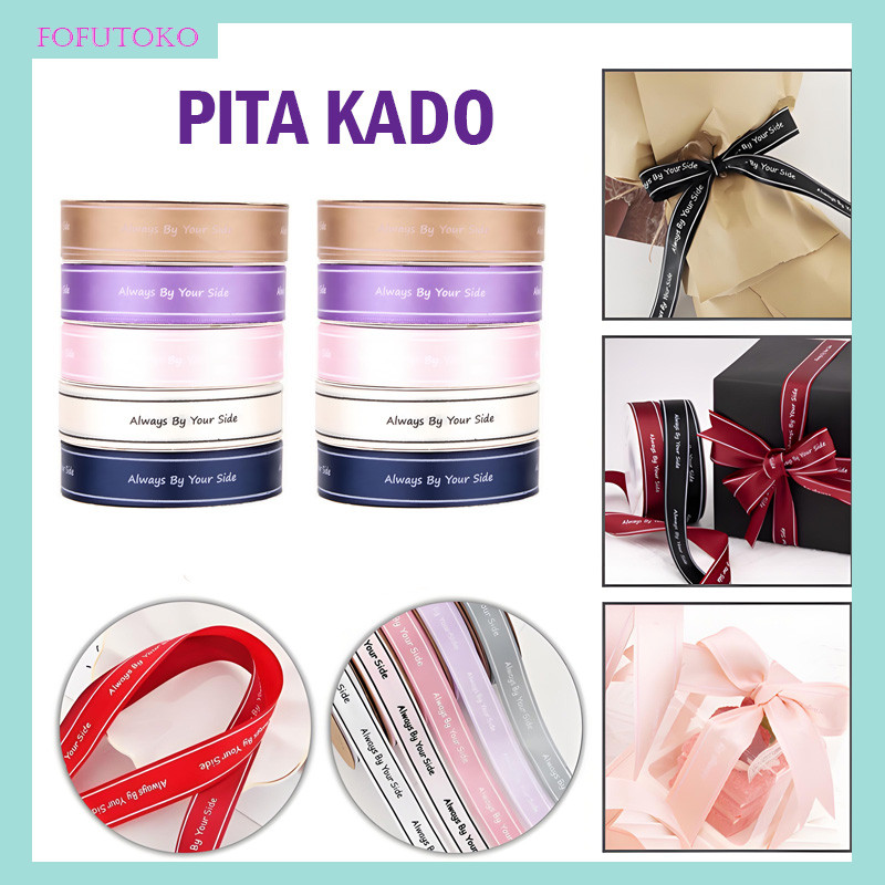 

Pita Buket/Pita Satin / Pita Kado / Pita Bucket/Pita Per Roll Tulisan 2.5cm