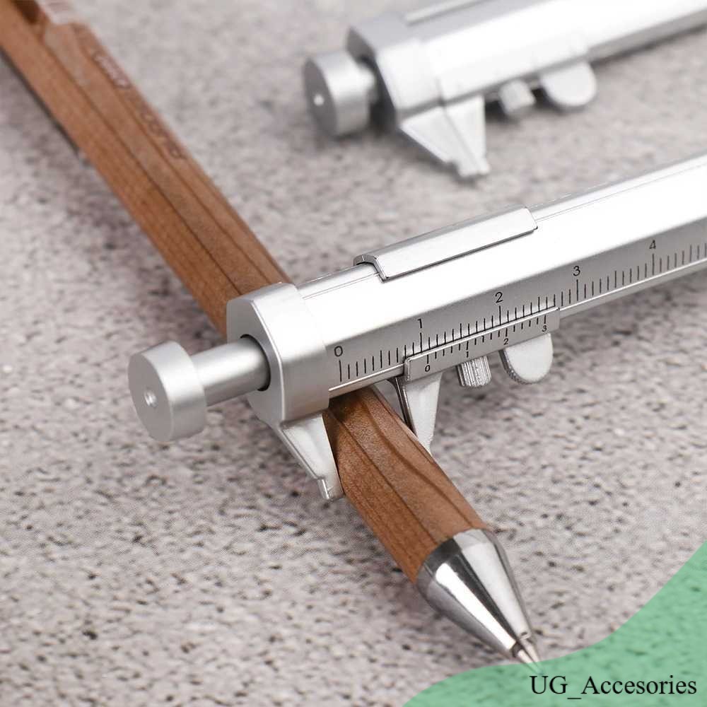 

Taffware Pena Pulpen Ballpoint Pen Caliber Measuring Tool Scale Ruler - B100 UG_