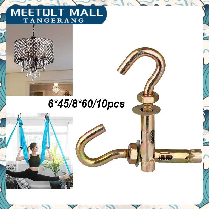 M6x45  M8x60 Hook Dynabolt Gantung  Kuat Stainless Galvanis Anchor Hook Achor Dynabolt