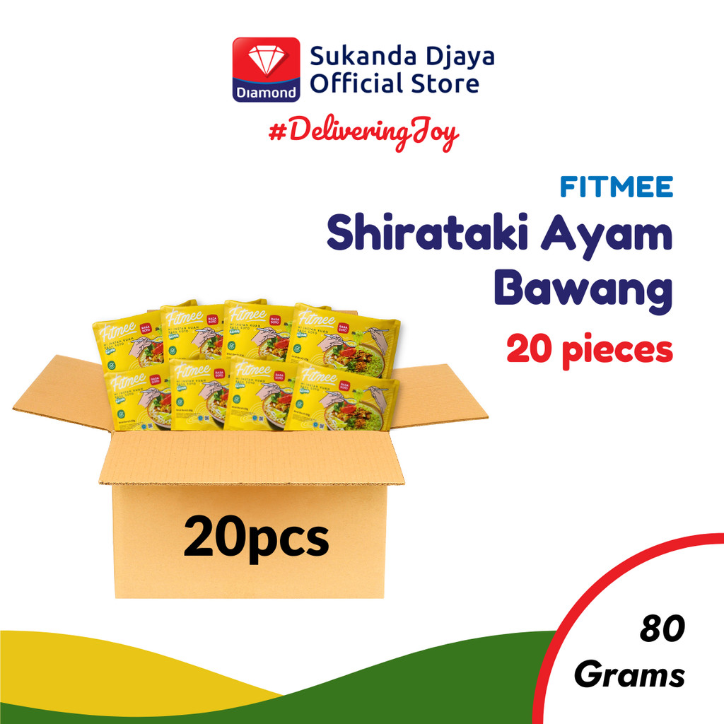 

Fitmee Mie Instan Sehat Bayam Soto 80 Gr Isi 20 Pcs