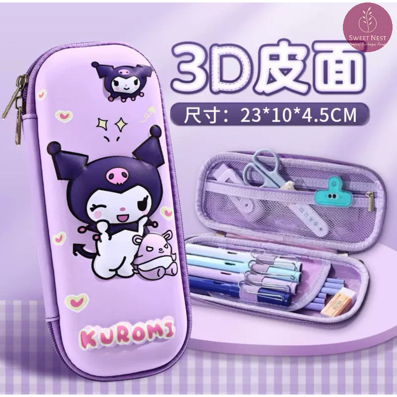 

TEMPAT PENSIL ANAK LAKI DAN PEREMPUAN | TEMPAT PENSIL GAMBAR TIMBUL 3D KUROMI LABUBU