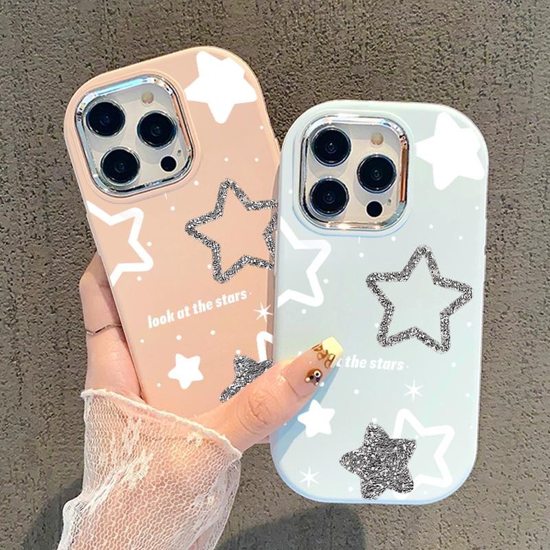 Case Hp For Samsung A32 5G A34 M32 Silicon Candy Girls Simple Bintang Case Murah