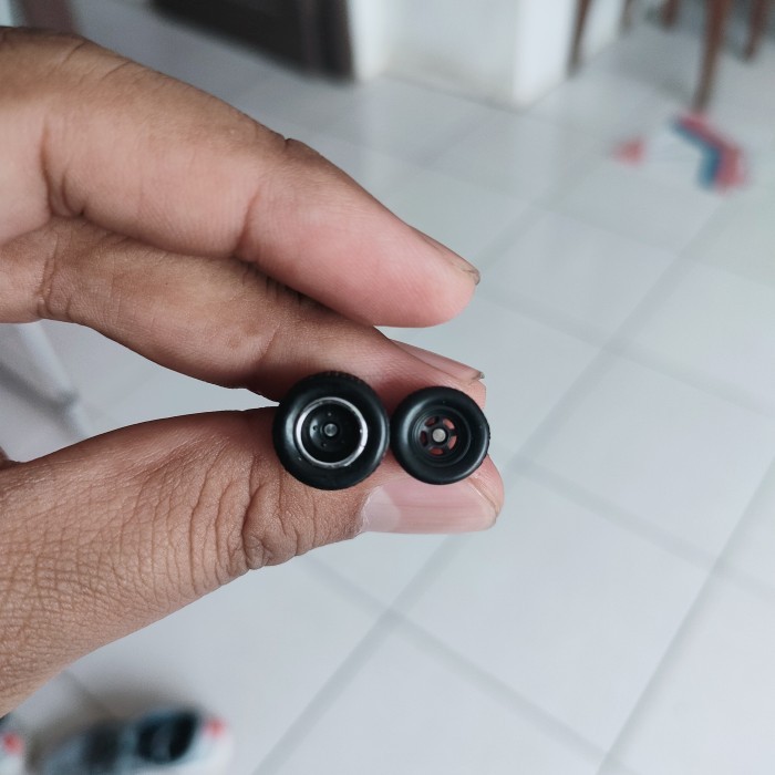 Ban Karet Hotwheels model spoke 5 Gasser, Celong Black Spoke 5