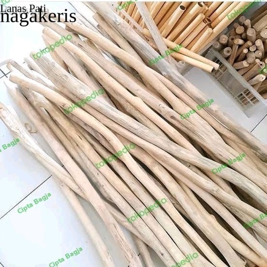 

10 BATANG RANTING KAYU JATI 30cm SUDAH HALUS-TEAK WOOD murah /10batang FNX011 XD9