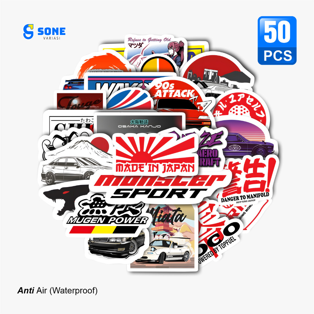 

Stiker Pack Japanese Domestic Market Aesthethic Vinyl Waterproof untuk Sticker