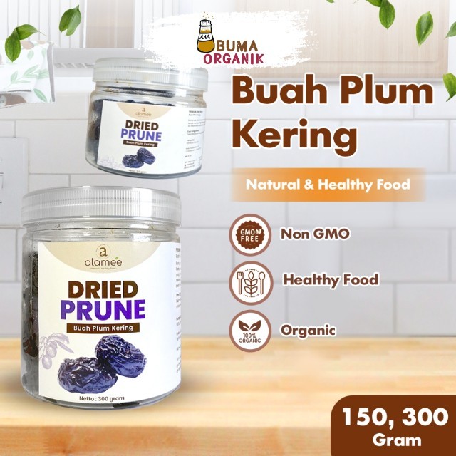 

ALAMEE Plum Kering Dried Prune Cemilan Buah Fruit Prunes BUMA