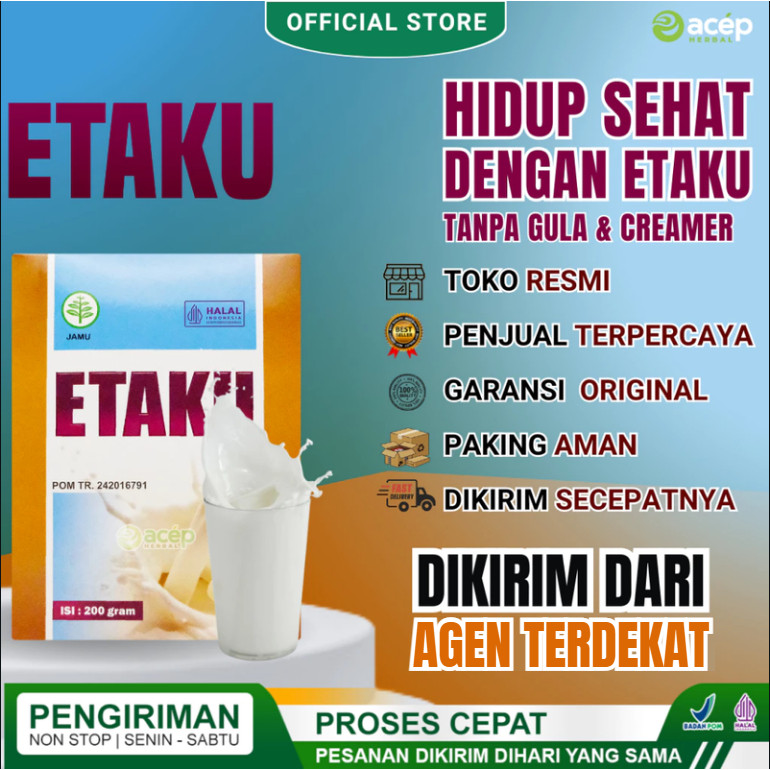 

Etaku Goat Milk Susu Kambing Etawa Walatra Etaku Asli 100% Herbal original