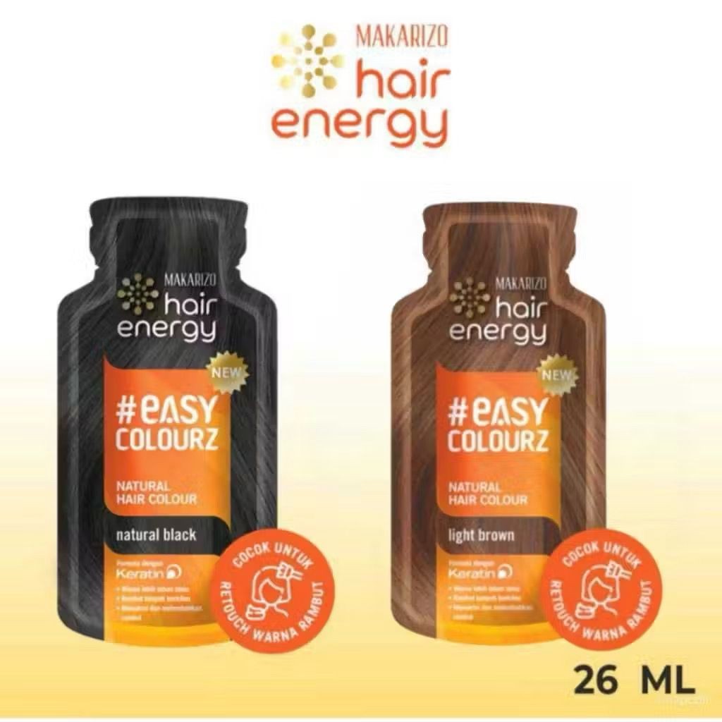 Makarizo Easy Colourz Hair Color 26ml / Pewarna Rambut Makarizo **