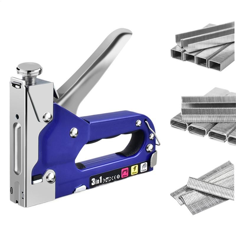 

Stapler For Furniture Carpentry Nailer For Fixing Furniture Stapler Power Adjustment With 3000 Nails Manual Wood Nailer For