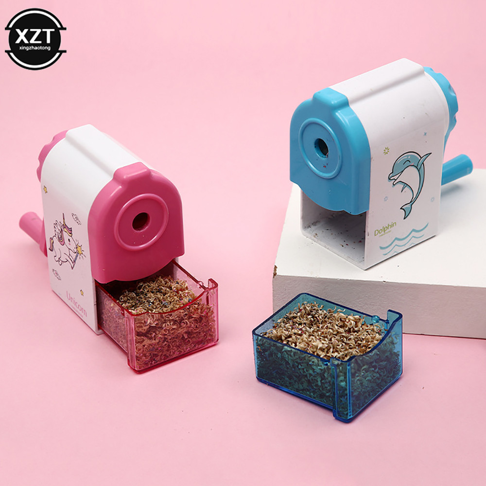 

1 Pcs Cute Unicorn Dolphin Mechanical Sharpener For Pencil School Office Supplies Creative Stationery Back To School