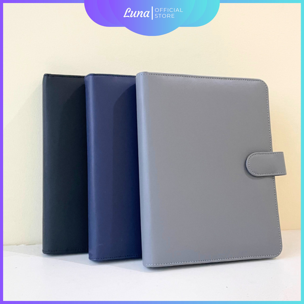 

Binder Premium B5 Polos 26 Ring Binder Kulit Sintetis Premium Ukuran B5 26 Ring