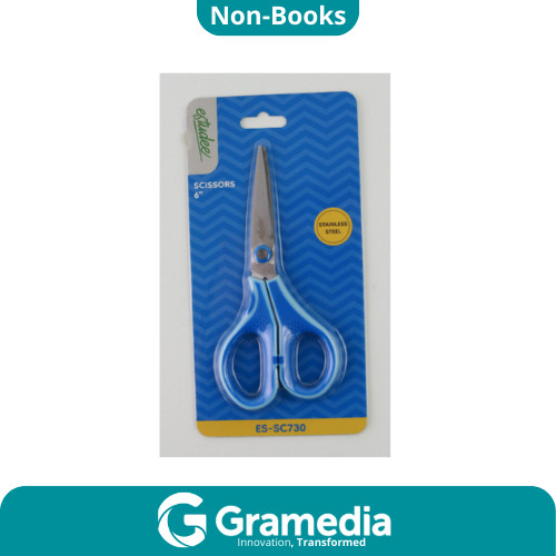 

[Gramedia Cijantung] ESTUDEE SCISSORS 6' BLUE ES-SC730