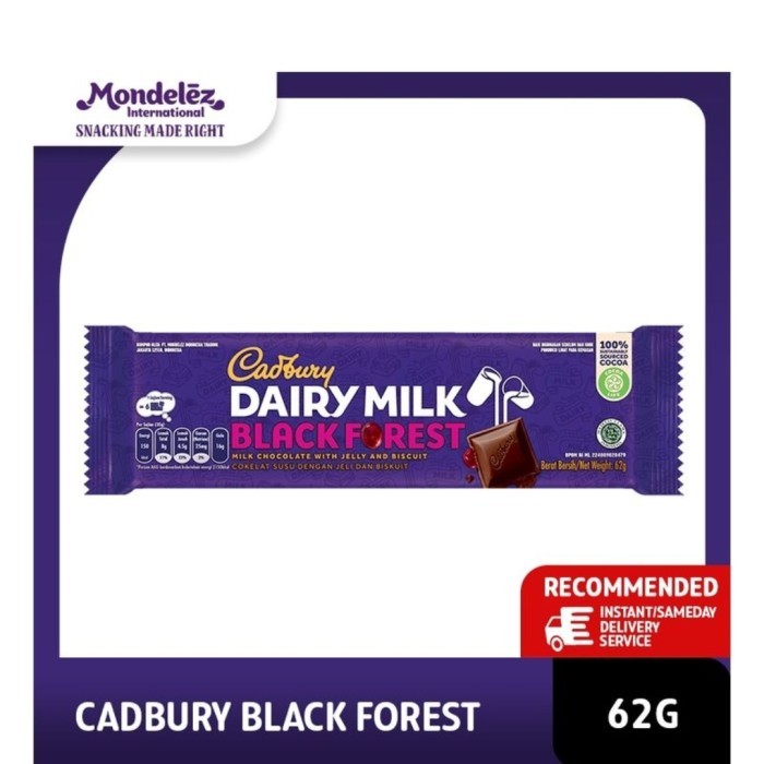 

cadburry black florest 62gr