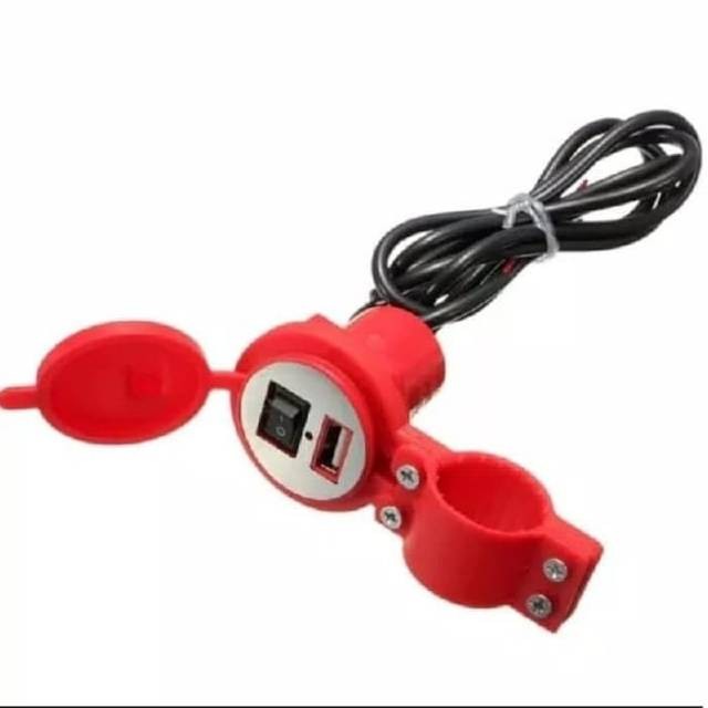 CHARGER MOTOR WATERPROOF  / CHARGER MOTOR USB PLUG / CHARGER AKI WATERPROOF