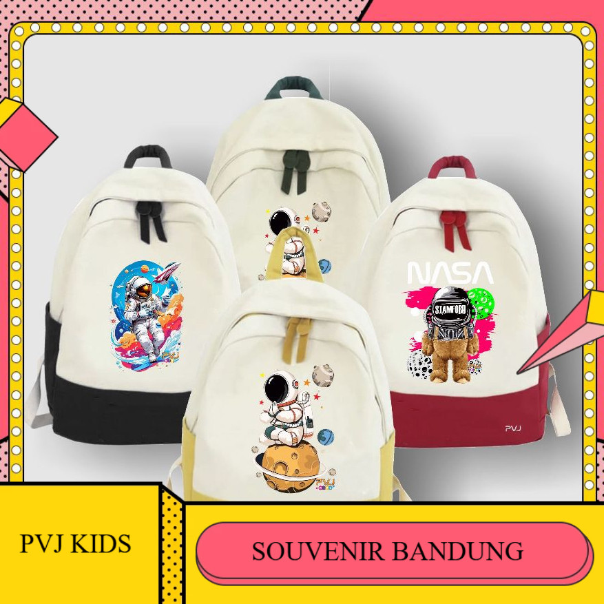 SB Tas Ransel Anak Backpack Casual Big Astronomy NASA Unisex Fashion Kids 05