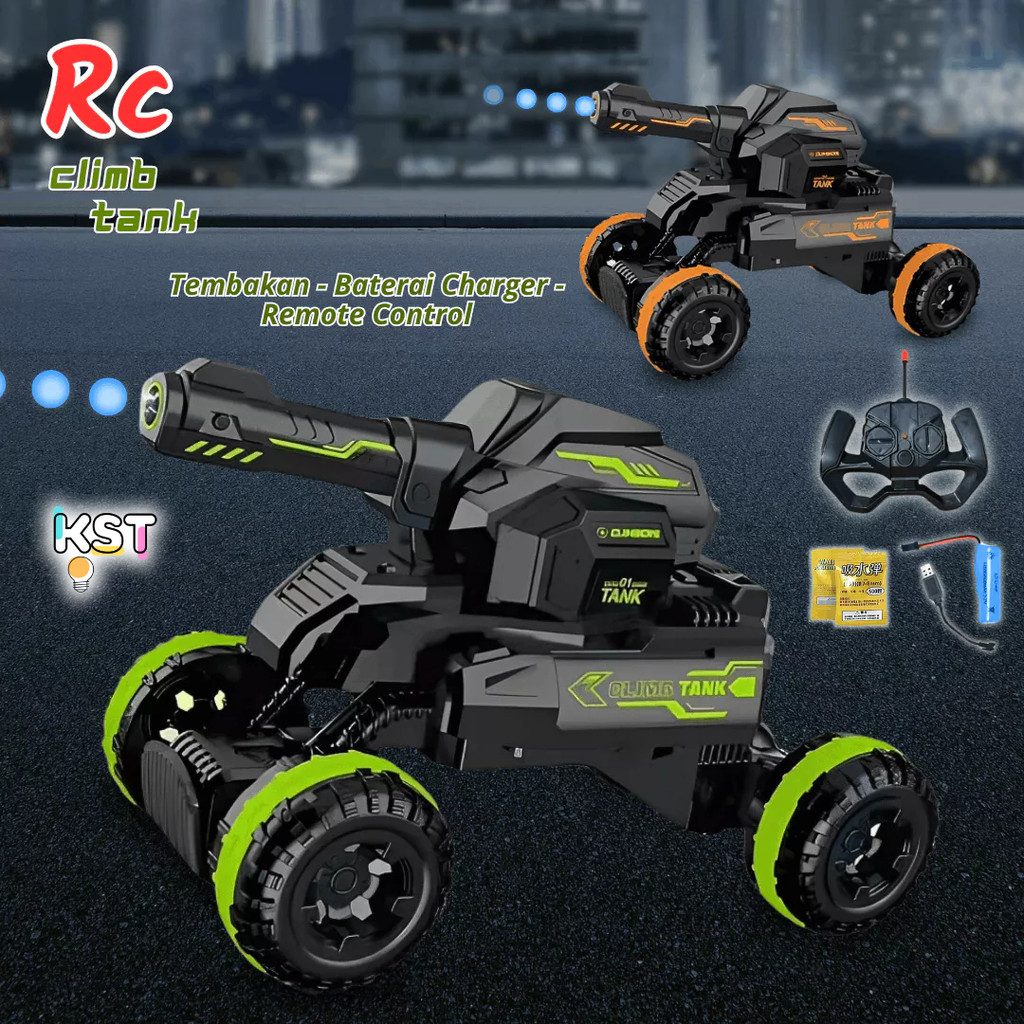 [KST] Rc Tank Bisa Tembak | Mainan Mobil Remote Control | Mainan Mobil Anak Laki Laki | Hadiah Ultah