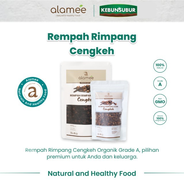 

ALAMEE Cengkeh Rempah Rimpang Kering Organik Cloves Organik Alami Spice Kebunsubur