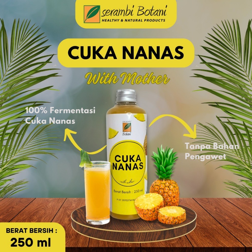 

Cuka Nanas With Mother Organik , Menangkal Radikal Bebas