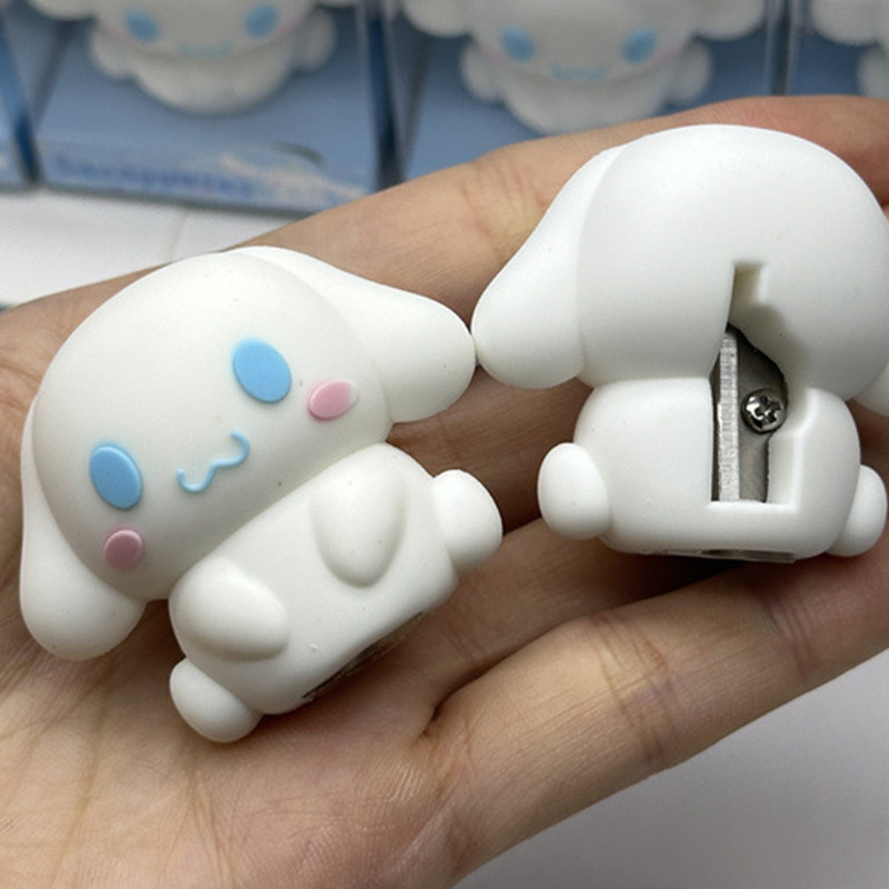 

1Pcs Sanrio Stationery cartoon Cinnamoroll My Melody pencil sharpener student supplies pencil sharpener children's Toy Prize