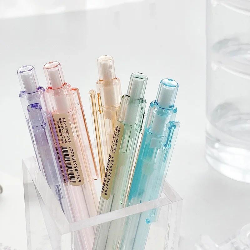 

1Pc Translucent Automatic Pencil for Writing 0.5mm Mechanical Pencil School Supplies Cute Stationery Writing Supplies