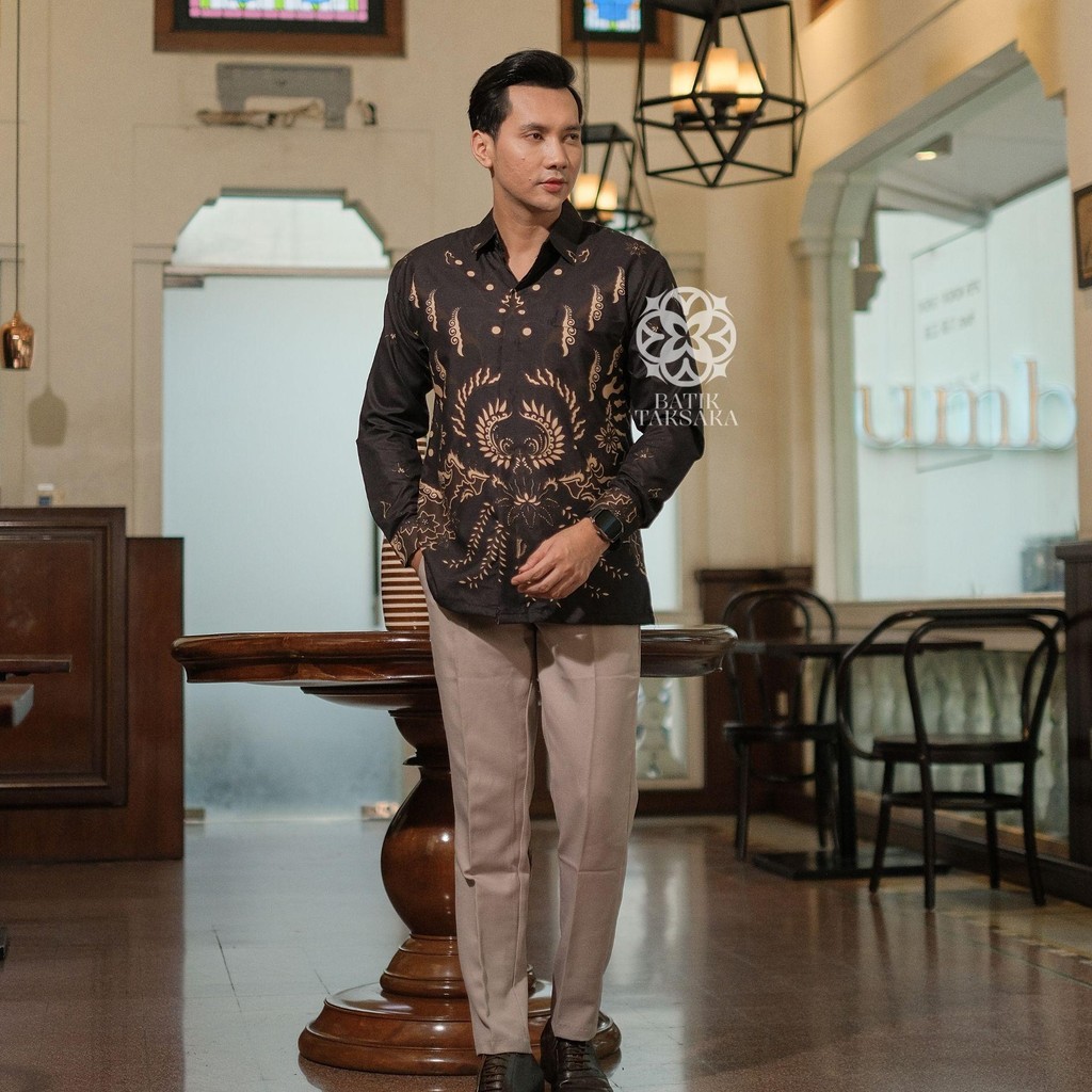 Batik Taksaka Motif Pangestu Kemeja Batik Lengan Panjang Pendek Batik Elegan