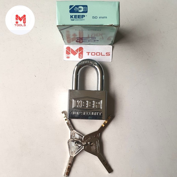 Gembok KEEP 50mm Pendek- KEEP Top Security Lock-KEEP Gembok stainless