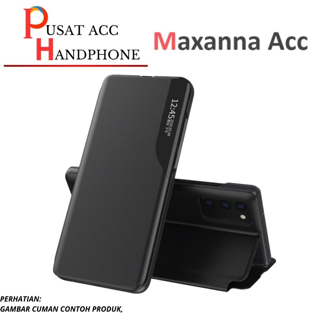 [ MAXANNA ] CASE FLIP SMARTVIEW CASING BUKU BUKA TUTUP Vivo Y02 / Y12 / Y15  Y15S / Y16 / Y17 / Y20
