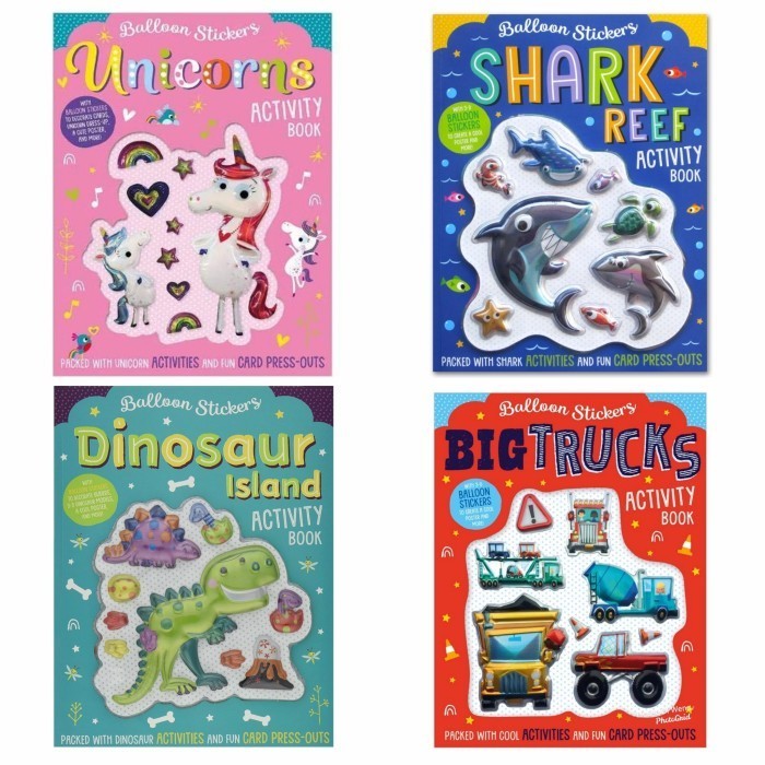 

BALLOON STICKERS ACTIVITY BOOKS - BUKU AKTIVITAS ANAK