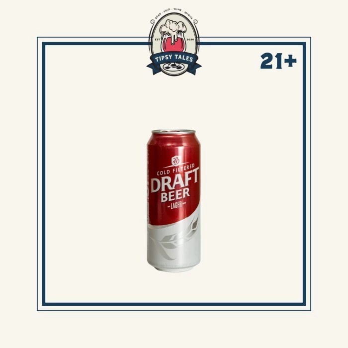 

Bir Draft Lager Beer 500 ml ( Kaleng Besar )