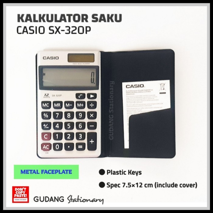 

Kalkulator Saku CASIO SX-320P
