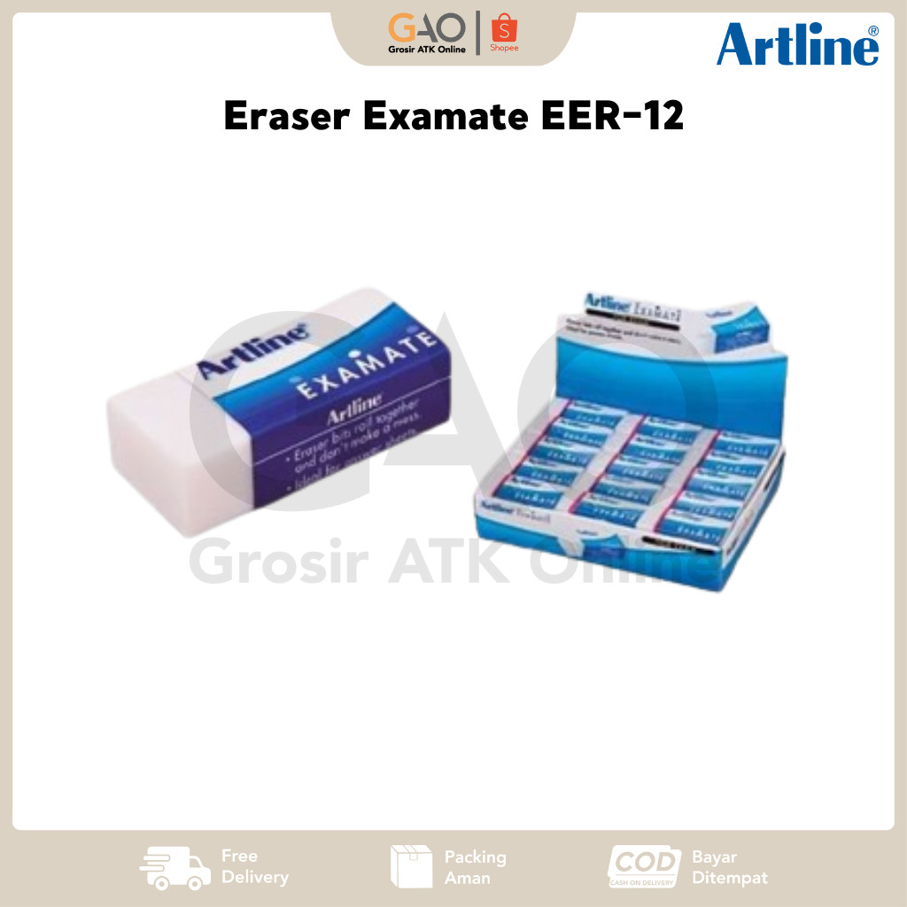 

Eraser Examate Artline EER-12 / Penghapus Artline Medium EER-12