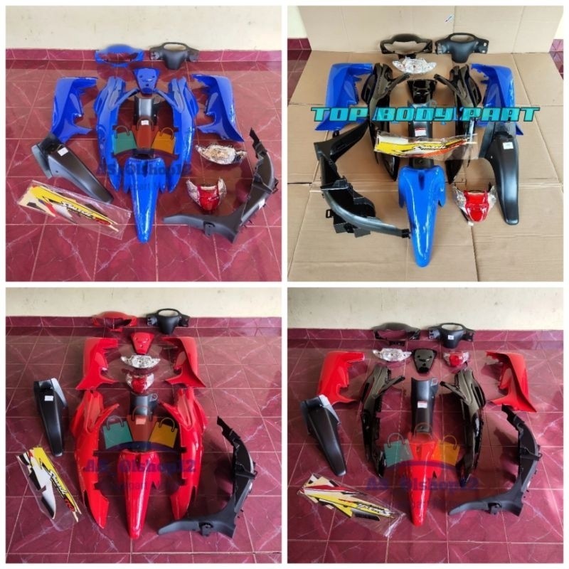 full body halus kasar suzuki smash 110 plus lampu