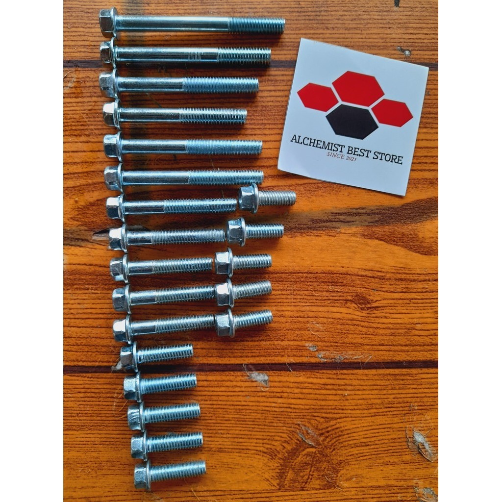 Baut Block Mesin Scorpio 1Set / Baut Baud Block Mesin Yamaha Scorpio 1Set