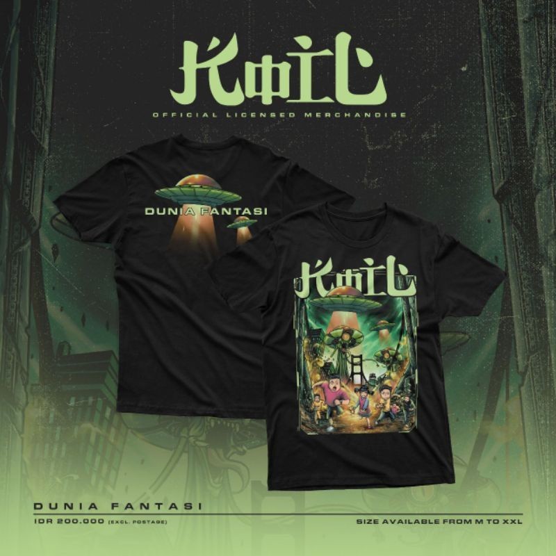 【COD】 TS-KOIL-DUNIA FANTASI Kaos T tshirt