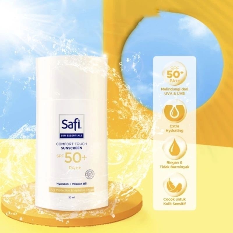 SAFI COMFORT TOUCH SUNSCREEN SPF 50+ PA++ | sunscreen Safi