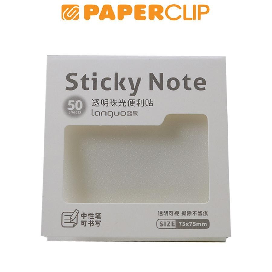 

STICKY NOTE LANGUO PEARLESCENT LG-71303-1 50S