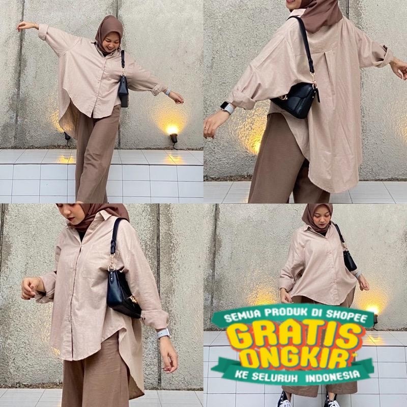 kemeja wanita / kemeja wanita yang lagi trend / kemeja wanita korea/ kemeja wanita kekinian/ kemeja 